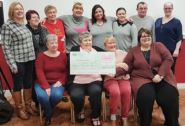 All the Oldham Independent Darts, Crib and Dominoes League captains are pictured at the Susan Cosgrove Charity Cup competition