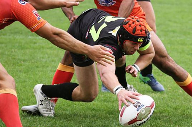Matt Wilkinson scored the only try during Oldham's win at Whitehaven Matt Wilkinson scored the only try during Oldham's win at Whitehaven