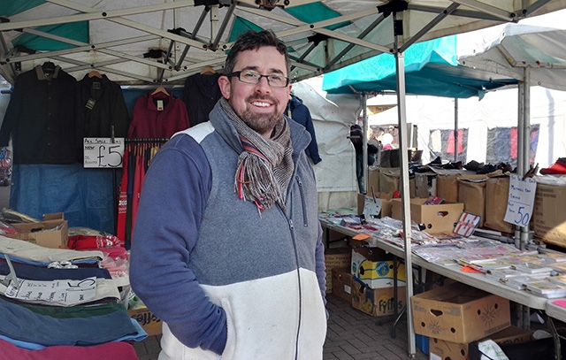 Royton market trader Paul Ryder