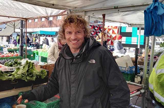 Regular Royton market trader Paul Smedley