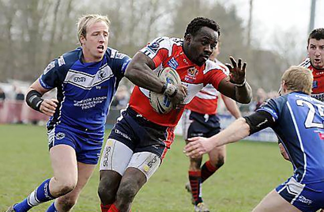 Lucas Onyango during his Roughyeds playing days