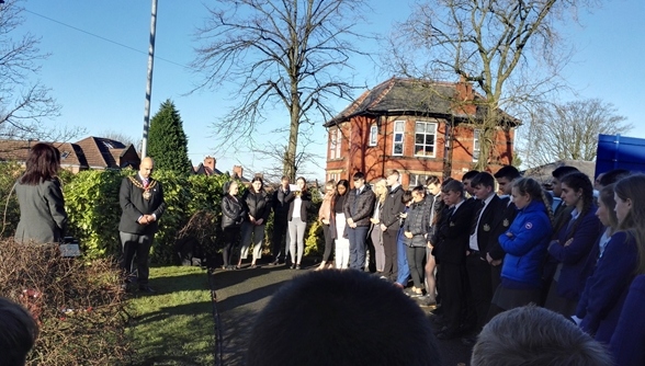 Commemorating Holocaust Memorial Day at the Hulme Grammar School