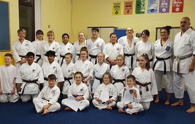 Kenny Karate Club members secured a heft medal haul in Italy