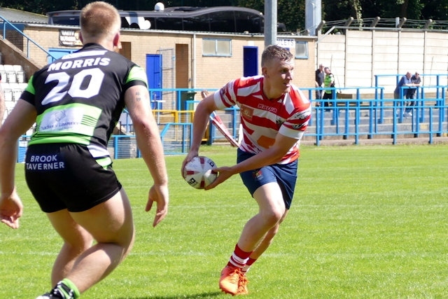 Oldham captain Gareth Owen (right) has been out since last summer with a serious foot injury