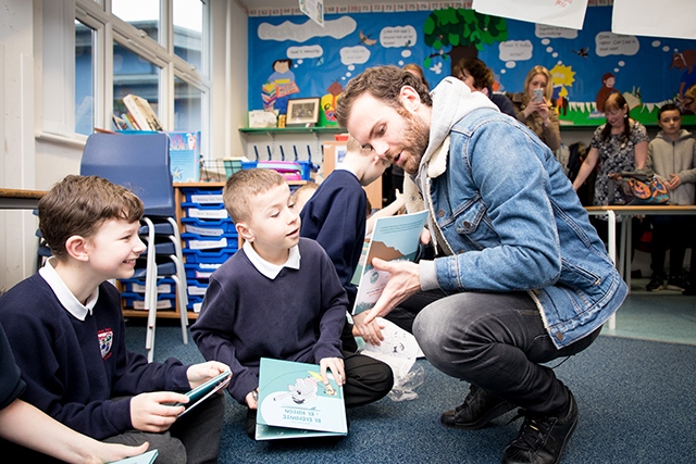 Juan Mata celebrated World Book Day at Royton Primary school