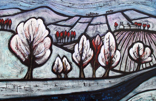 One of Steve Capper's exhibition paintings One of Steve Capper's exhibition paintings