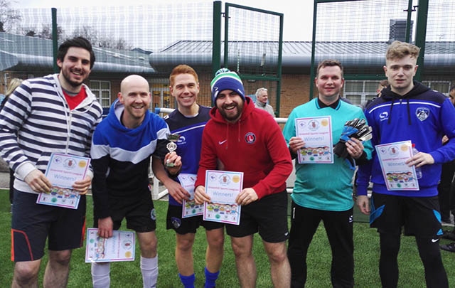 Westwood primary's school team won the football tournament at Greenhill