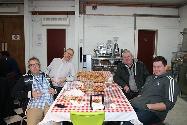 The LLK Pizza Challenge proved a little too much for the Chronicle team!