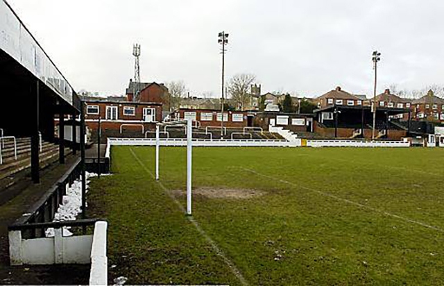 Mossley's Seel Park stadium needs upgrading Mossley's Seel Park stadium needs upgrading