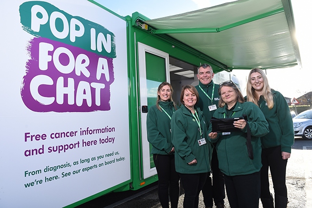Macmillan Cancer Support’s Mobile Information and Support Service will be visiting Tesco on Chew Valley Road