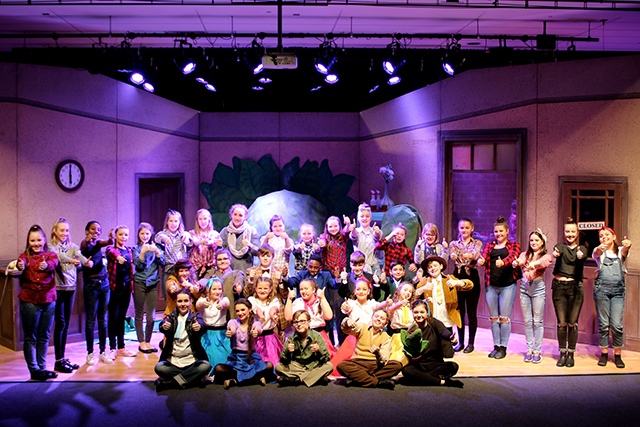 Newman College's full 'Little Shop of Horrors' cast