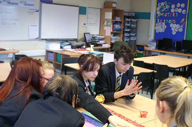 Jamie and Reece at Royton and Crompton school