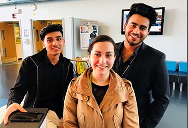 ESOL's winning team - Sandra Abdelmalek, Aalyan Farook and Mohammed Mohsin Imtiaz. ESOL's winning team - Sandra Abdelmalek, Aalyan Farook and Mohammed Mohsin Imtiaz.