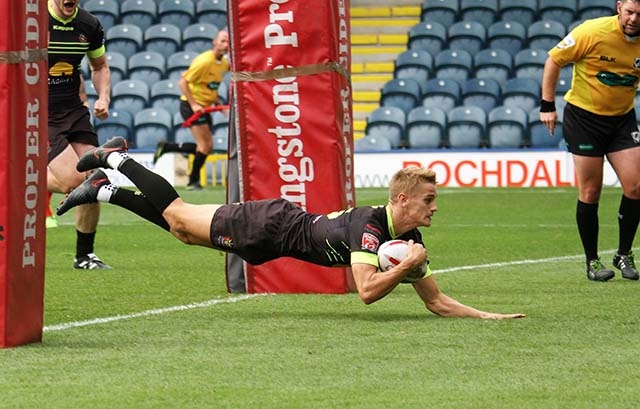 Oldham's new full-back Luke Hooley