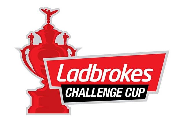 Unfortunately the Challenge Cup didn't turn up at the Vestacare Stadium Unfortunately the Challenge Cup didn't turn up at the Vestacare Stadium