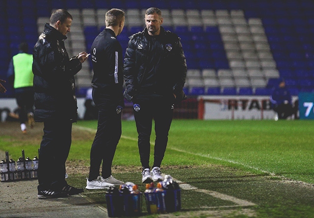 Athletic manager Richie Wellens reacts on the touchline during Tuesday's defeat by Southend.

Picture by Juel Miah