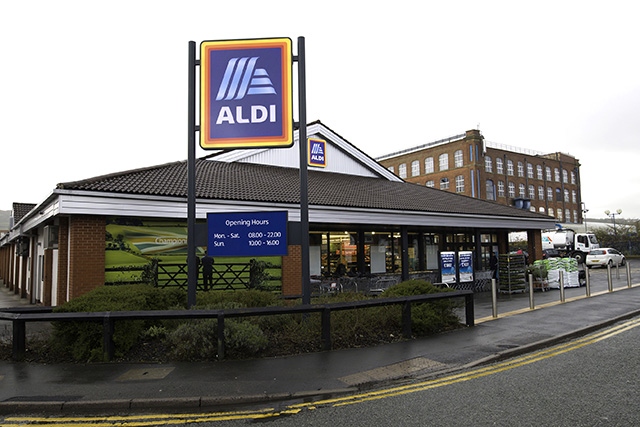 The newly-refurbished Aldi store in Shaw The newly-refurbished Aldi store in Shaw