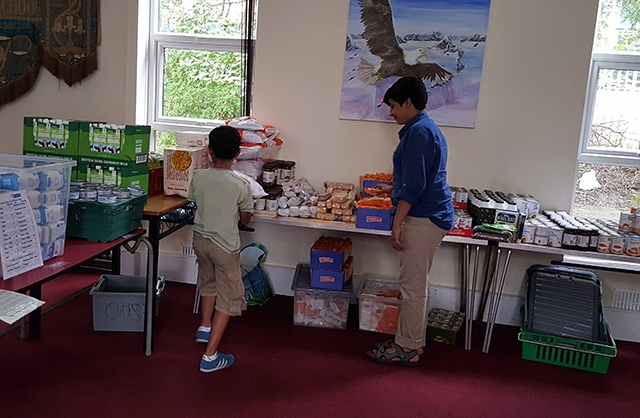 The Oldham Food Hub at the Unitarian Chapel 