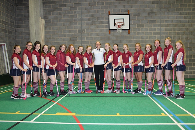 Gold medal-winning Olympian Kate Richardson-Walsh at Rishworth School