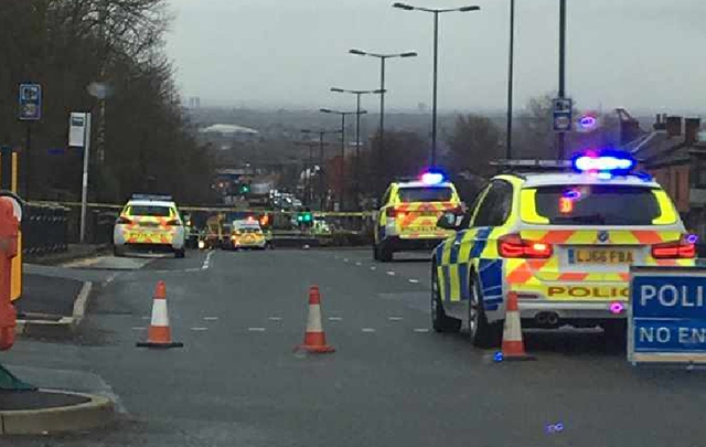 Police were called to Manchester Road near Frederick Street.

Picture by Paul Webster