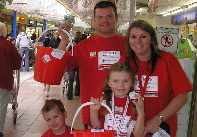 Why not fundraise for the Red Cross by taking part in supermarket collections in Oldham?