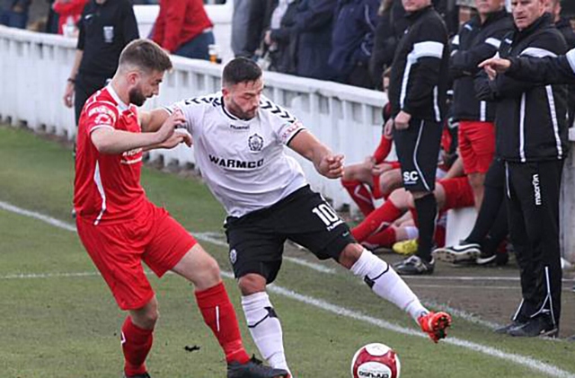 Mike Fish was on target in Mossley's victory at Ramsbottom