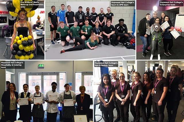 Hopwood Hall College secured multiple medals in the Greater Manchester Skills Competitions Hopwood Hall College secured multiple medals in the Greater Manchester Skills Competitions