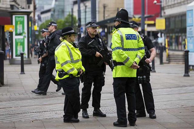 Members of the public will be more likely to see armed officers at crowded events