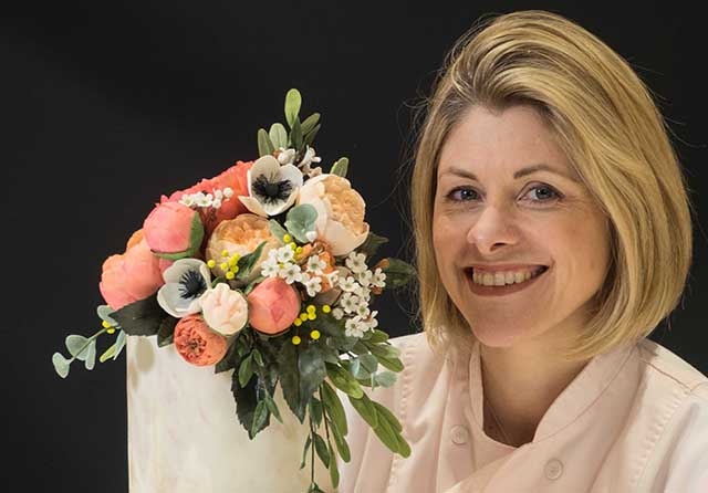 Wedding cake specialist Suzanne Thorp