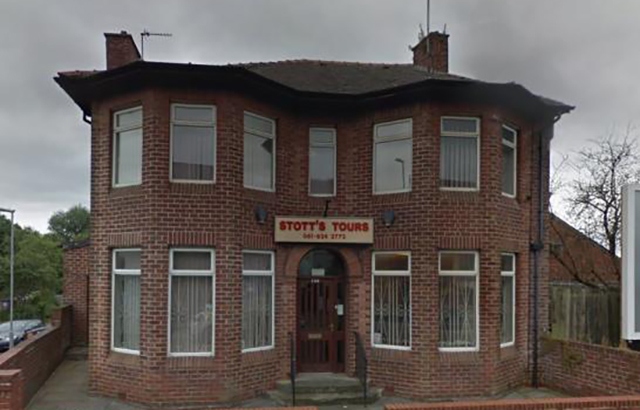 The Stott's Tours office on Lees Road in Oldham.

Picture courtesy of Google Street View