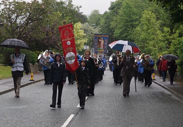 The Whit Friday Band contest scene at Diggle.

Pictures courtesy of John Eccles