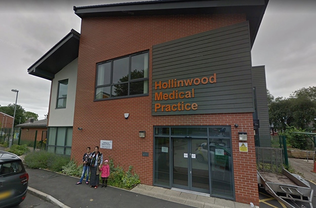 The Hollinwood Medical Practice on Clive Street.

Picture courtesy of Google Street View