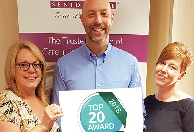 (From left) Home Instead HR and training manager Debra Sparks, managing director Mick Sheehan, and care manager Helen Thomas