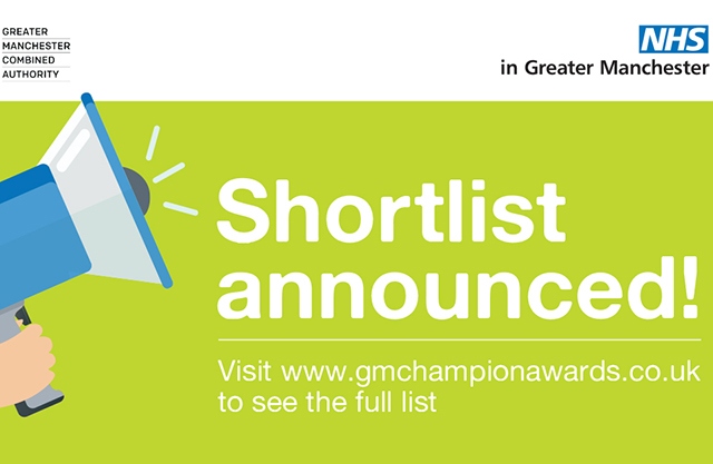 The Greater Manchester Health and Care Champion Awards nominations have been revealed