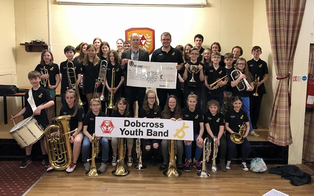The Dobcross Youth Band look and sound great The Dobcross Youth Band look and sound great