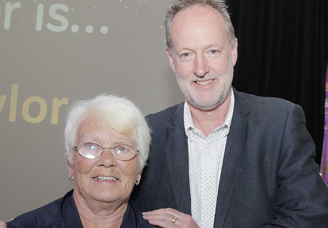 Carol Taylor, winner of the prestigious David Nuttall Award, with Great Places Chief Executive Matt Harrison Carol Taylor, winner of the prestigious David Nuttall Award, with Great Places Chief Executive Matt Harrison