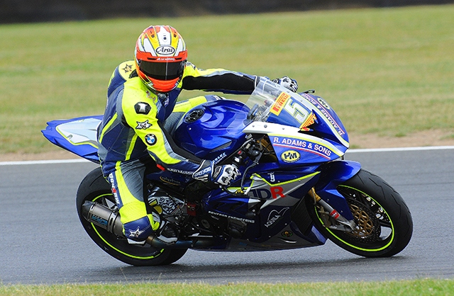 Ash Beech in action during his shortened stint at Snetterton Ash Beech in action during his shortened stint at Snetterton
