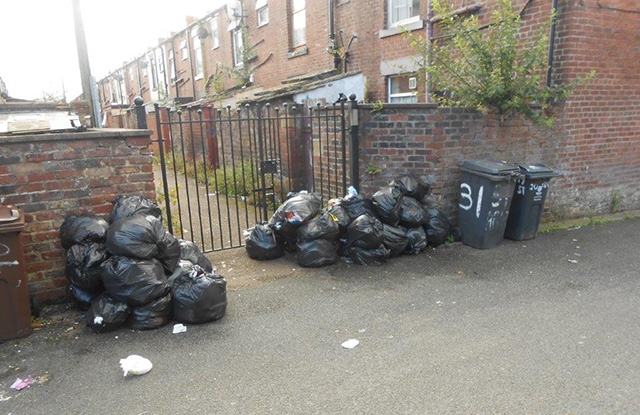 A County Street resident was prosecuted for leaving this mess