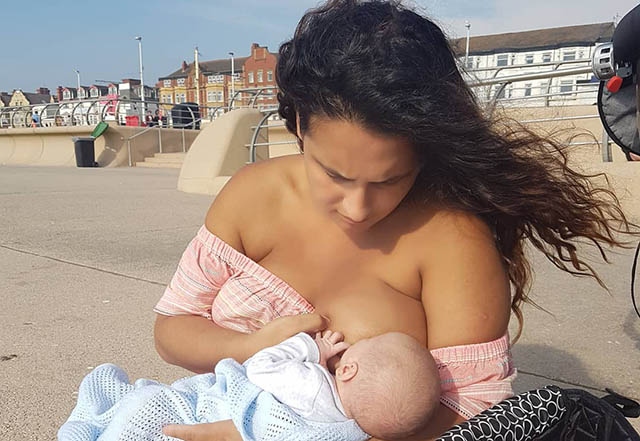 Oldham Mum Alicia Ramsbottom with baby Theodore Oldham Mum Alicia Ramsbottom with baby Theodore