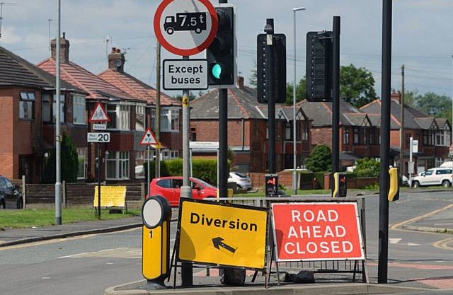 Foxdenton Lane has been temporarily closed to through traffic Foxdenton Lane has been temporarily closed to through traffic