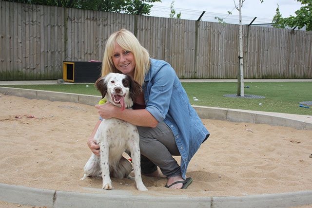 Jo Bramall with Ruby