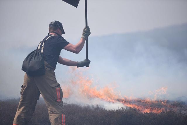 An investigation has been launched into the cause of the fire on Saddleworth Moor