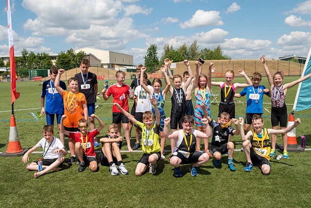 Everyone was a winner at the Oldham Junior Triathlon