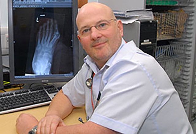 Dr Jimmy Stuart, Clinical Director for Urgent Care at North Manchester General Hospital