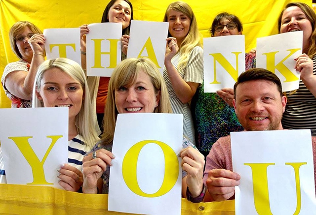The Marie Curie NW fundraising team The Marie Curie NW fundraising team