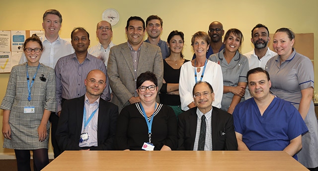 Pictured are the Vascular team at the Royal Oldham Hospital 