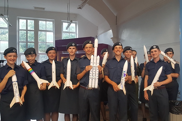 The Saddleworth Air Cadets got stuck into the Schools Micro Gravity Rocket Experiment The Saddleworth Air Cadets got stuck into the Schools Micro Gravity Rocket Experiment