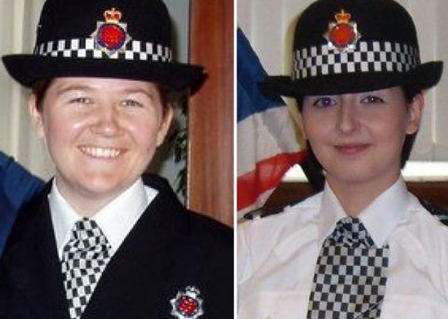 PCs Nicola Hughes and Fiona Bone