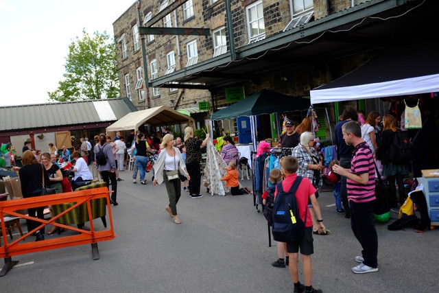 Visitors enjoy the previous Emmaus Mossley event.