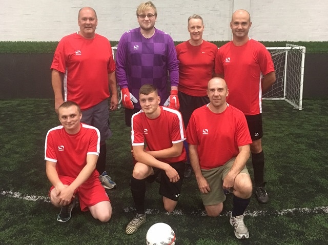 Aspect IT's team, which was raising money for the Alzheimer's Society